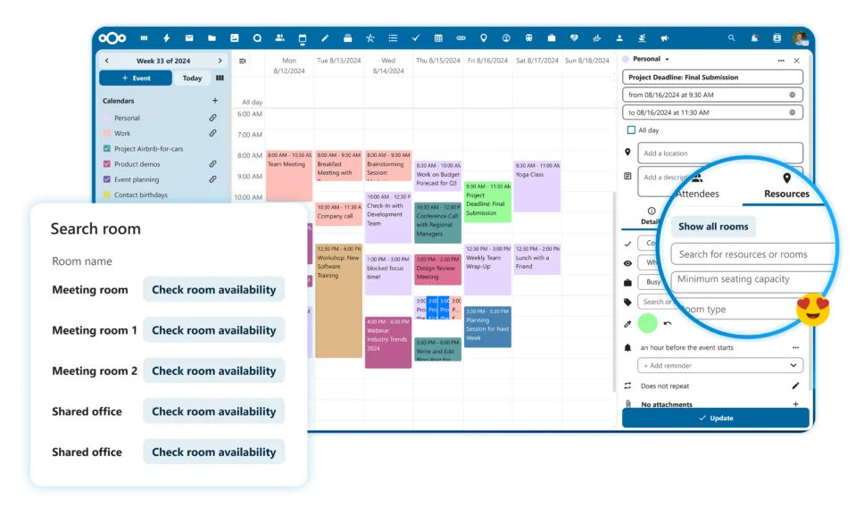 Kalender und Meetings